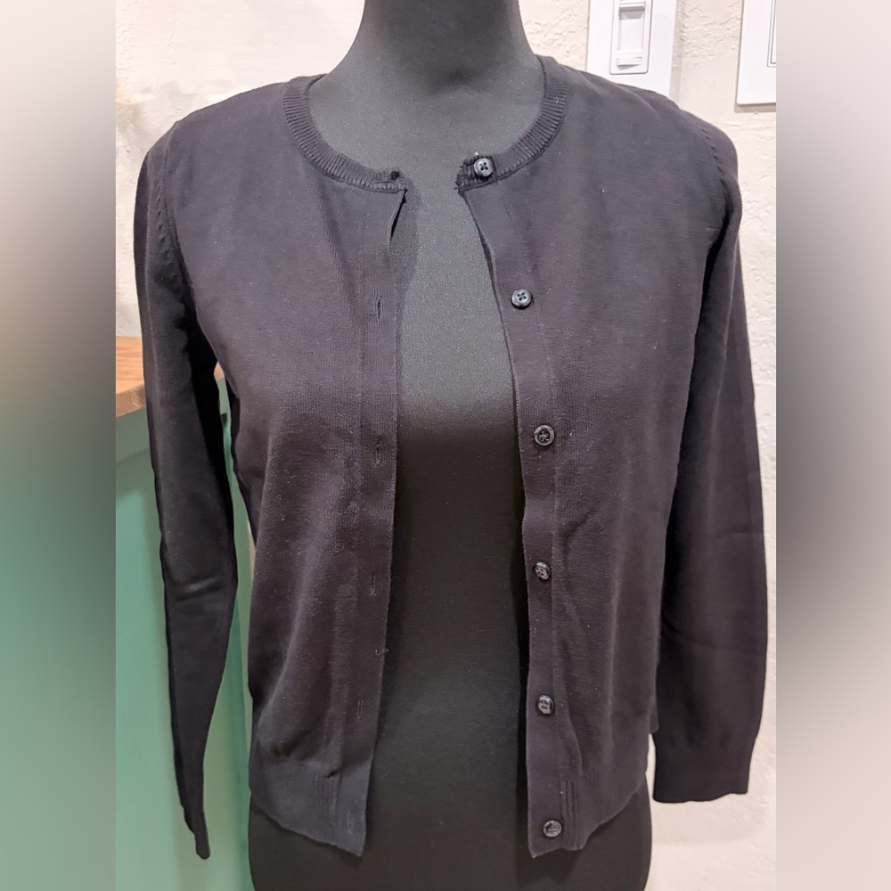 The Children’s Place Girls Black Cardigan Sweater